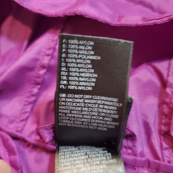 The North Face HYDRENALITE Girls XL 18 Purple Athletic Running WindBreaker TNF - Picture 13 of 13